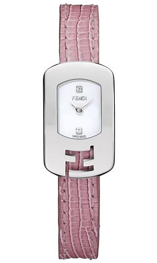 fendi pink leather band watch|fendi necklace.